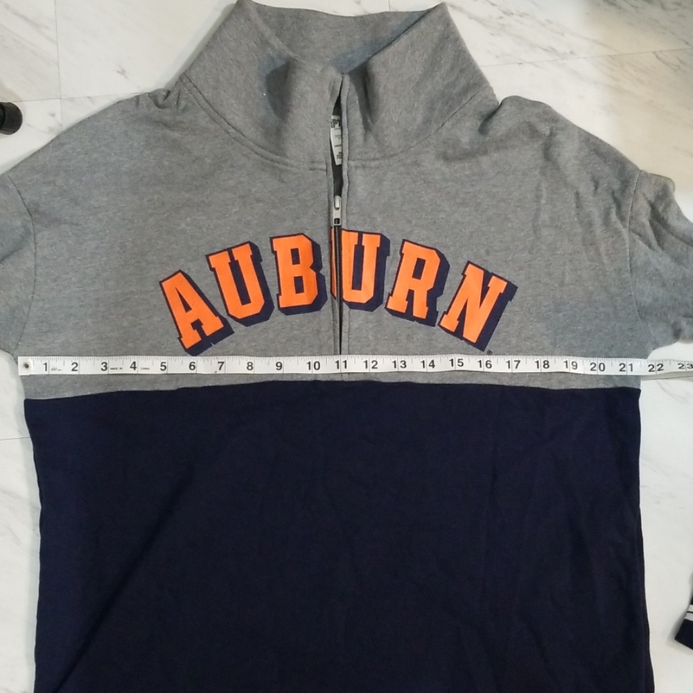NWT! PINK VS AUBURN UNIVERSITY TIGERS 1/2 ZIP - Picture 7 of 7